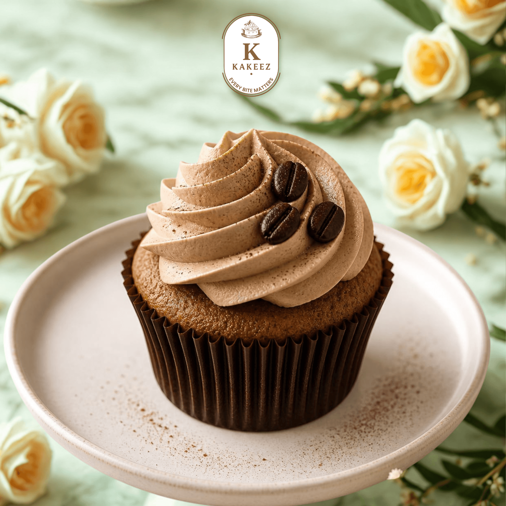 Coffee mocha cup cake