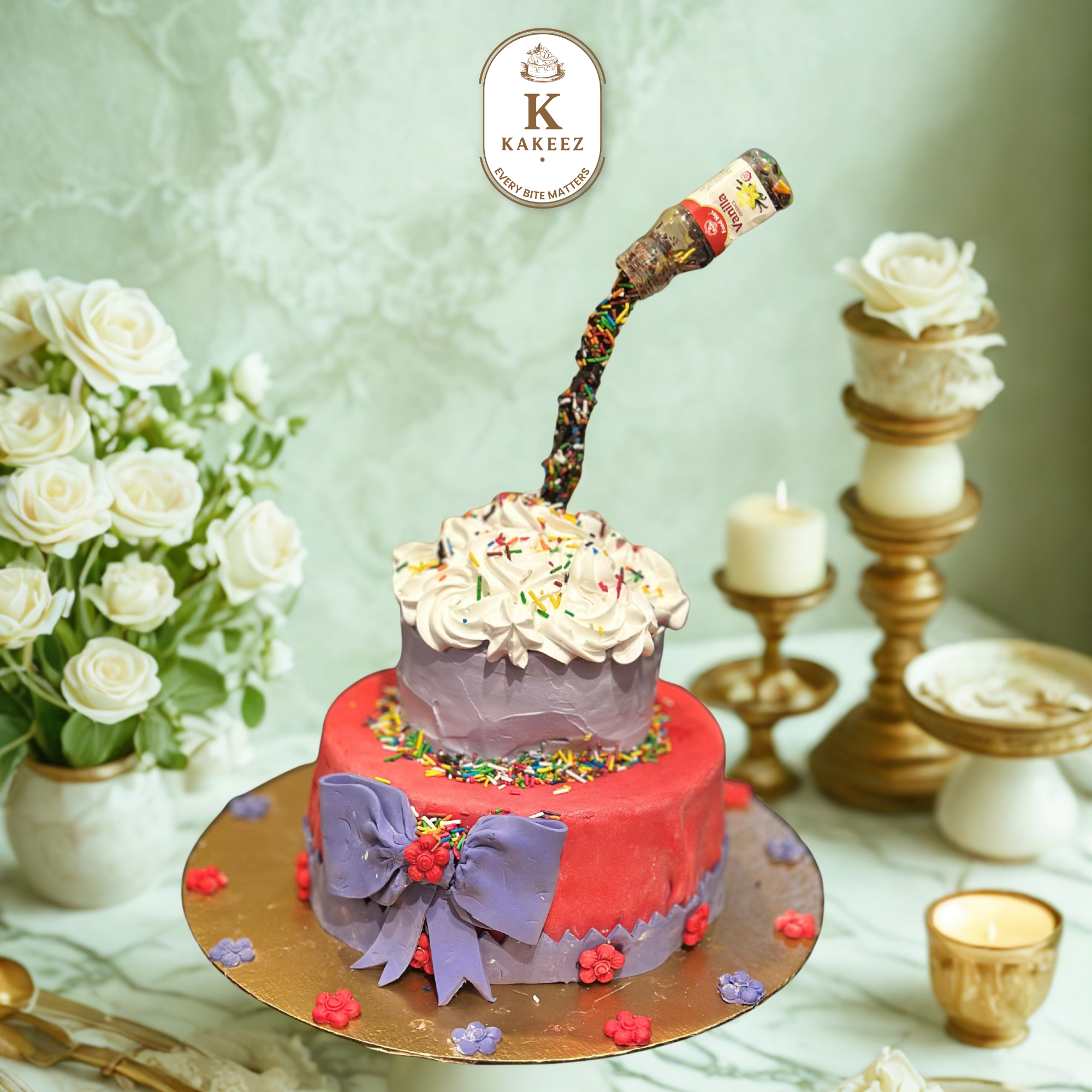 Bow Chocolate Cake