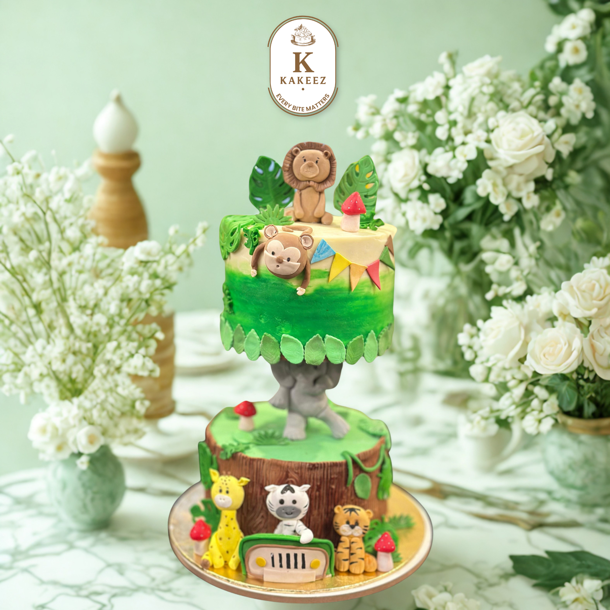 Jungle Theme cake